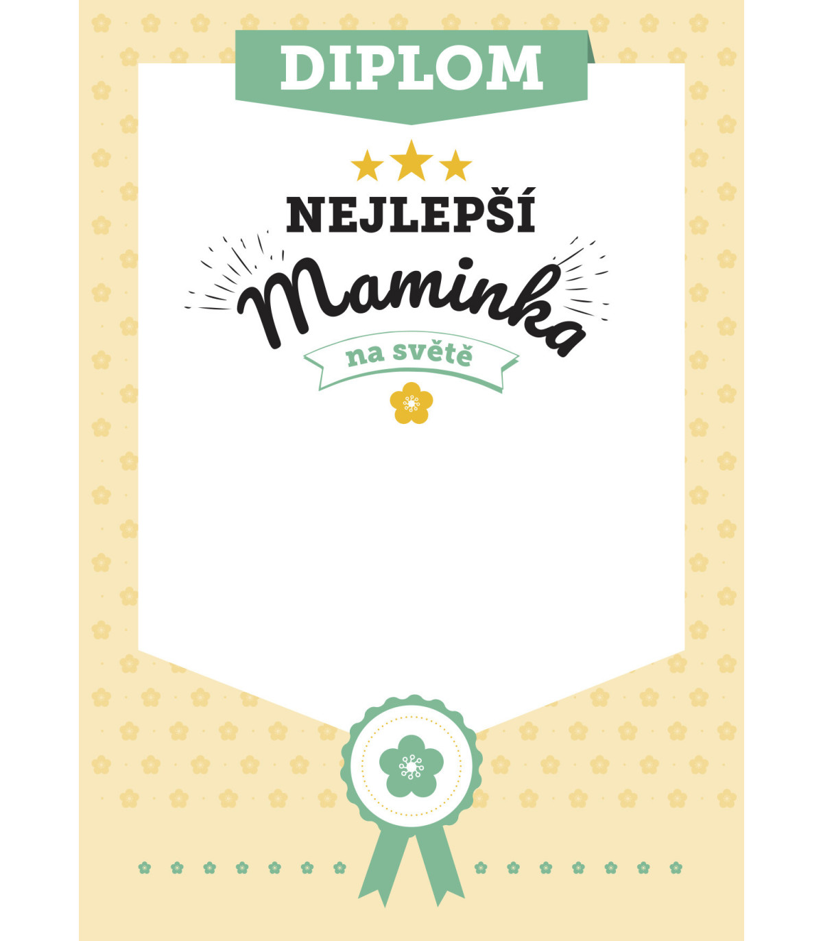Diplom Nejlepší maminka na světě
