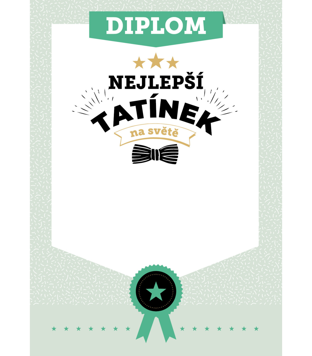 Diplom Nejlepší tatínek na světě