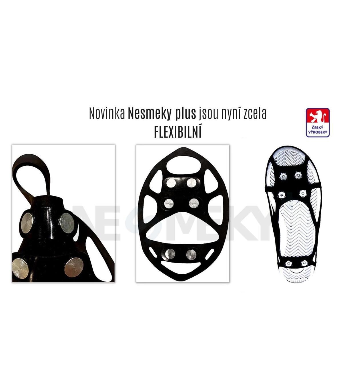 NESMEKY - protiskluzové návleky na boty pánské