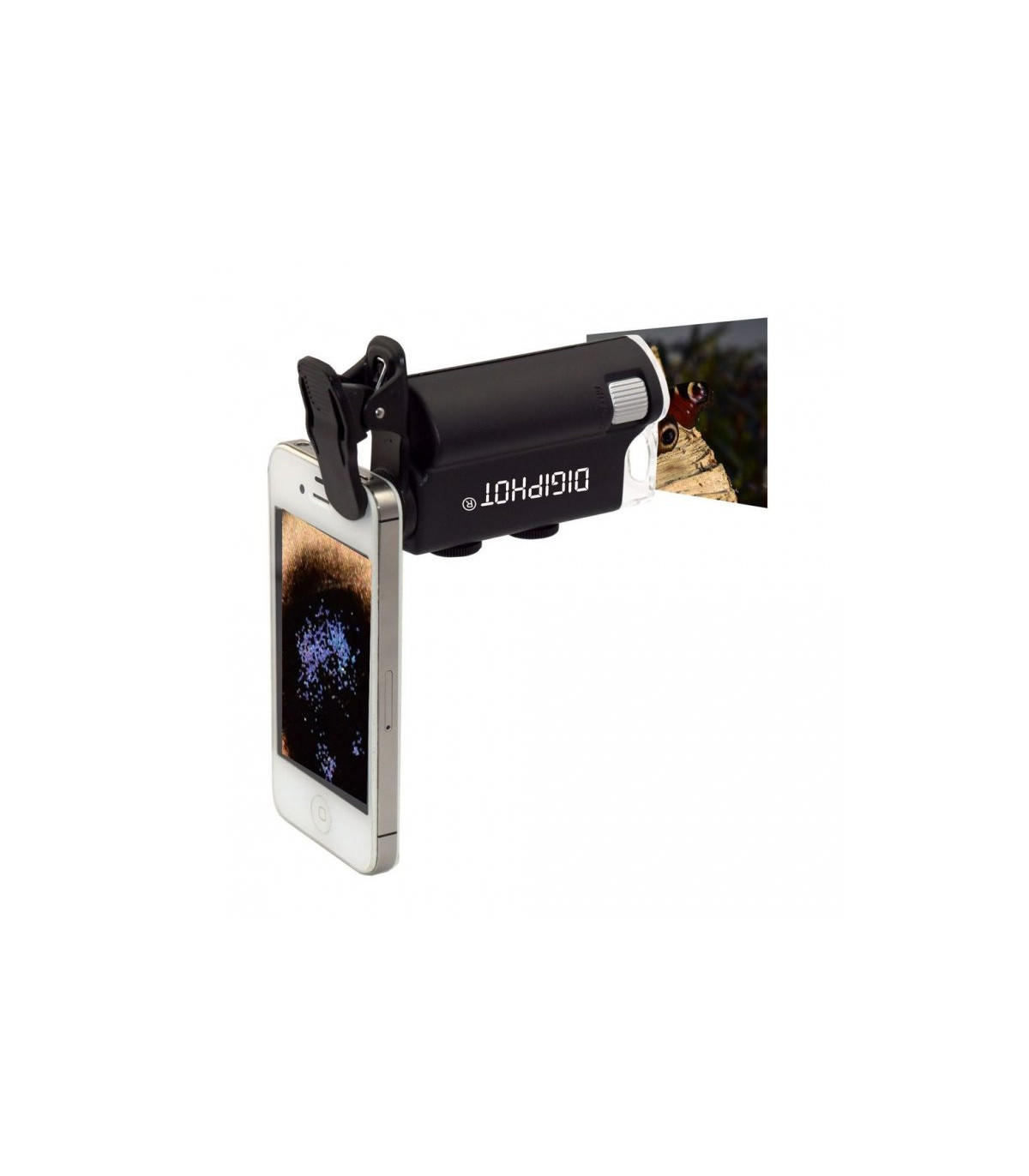 Kapesní mikroskop s klipem na smartphone PM-6001