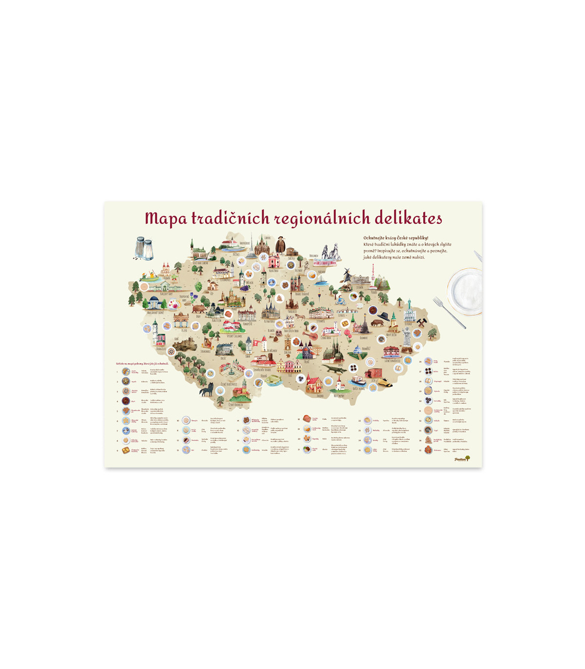 Stírací mapa regionálních delikates