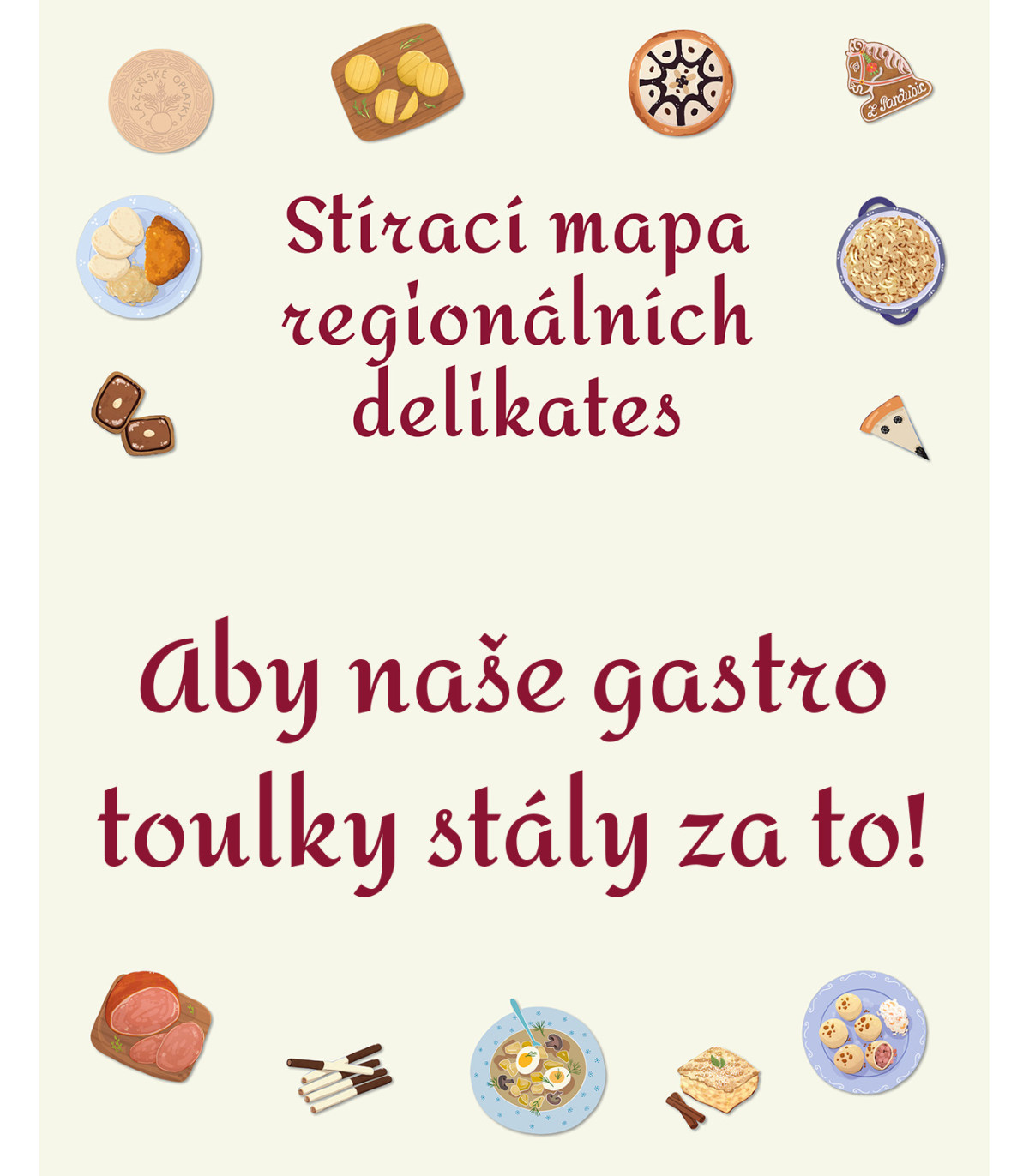 Stírací mapa regionálních delikates