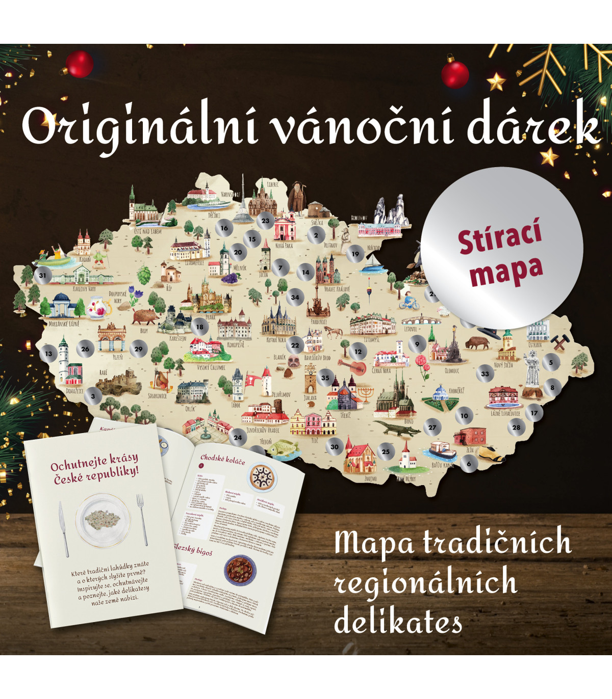 Mapa regionálních delikates