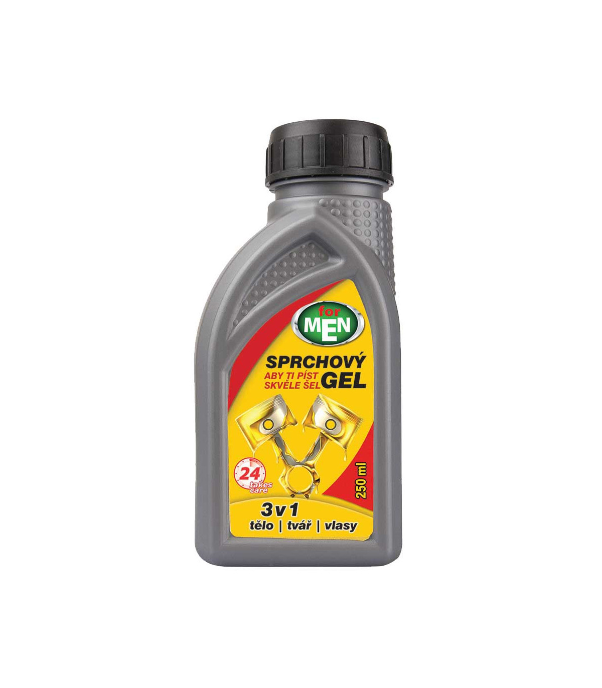Helík -sprchový gel pro vyznavače motorizmu