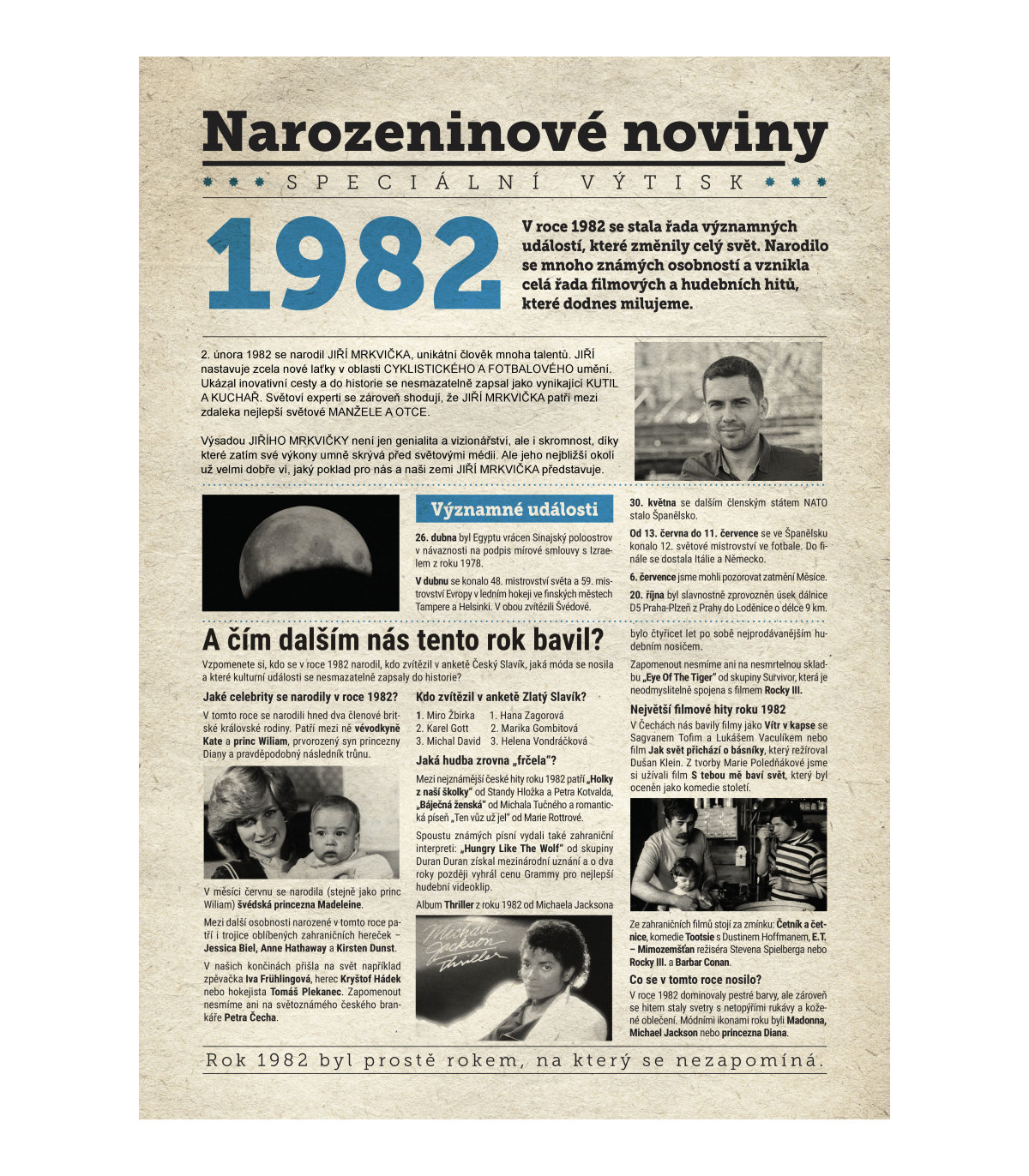 Narozeninové noviny 1982