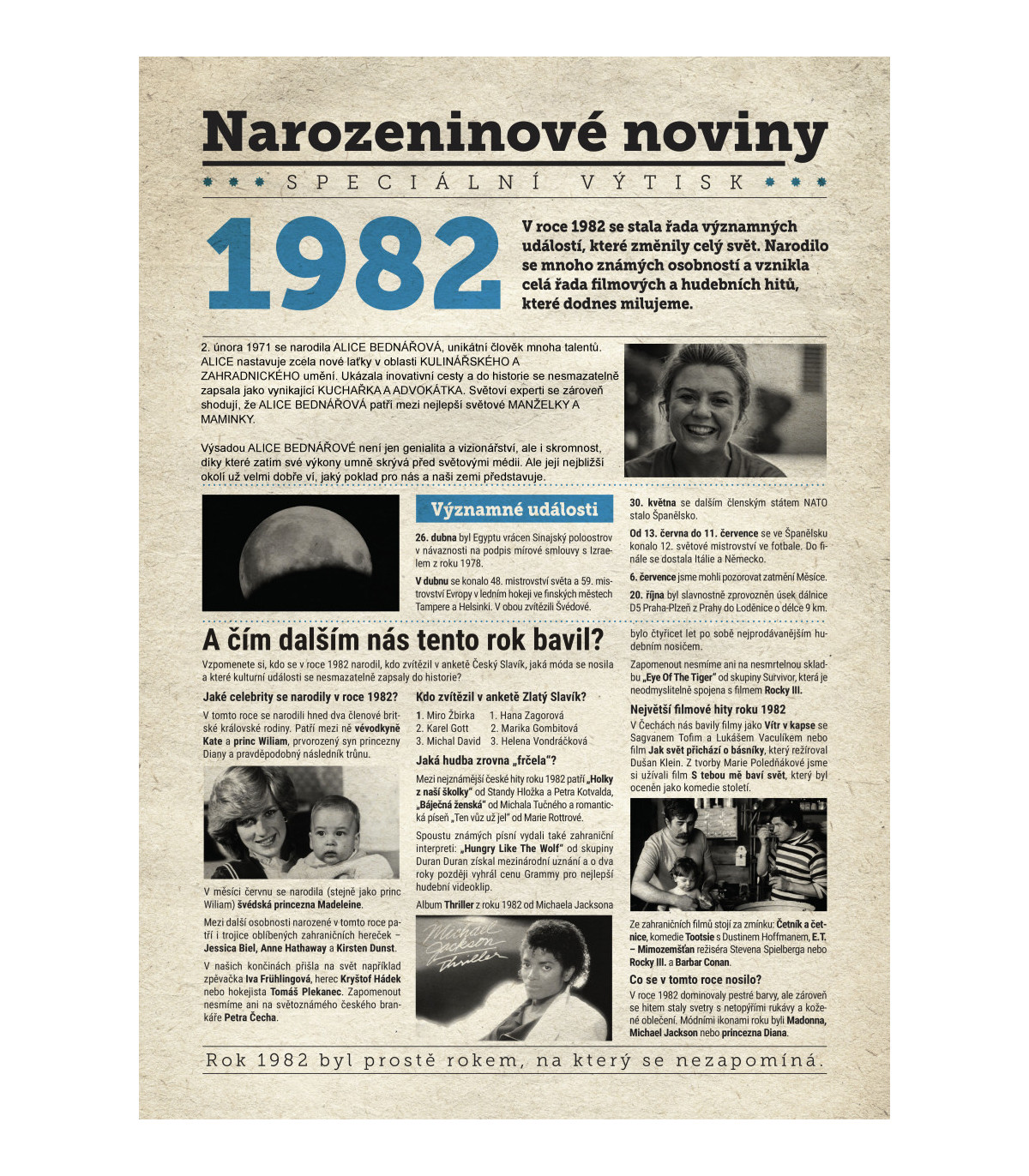 Narozeninové noviny 1982