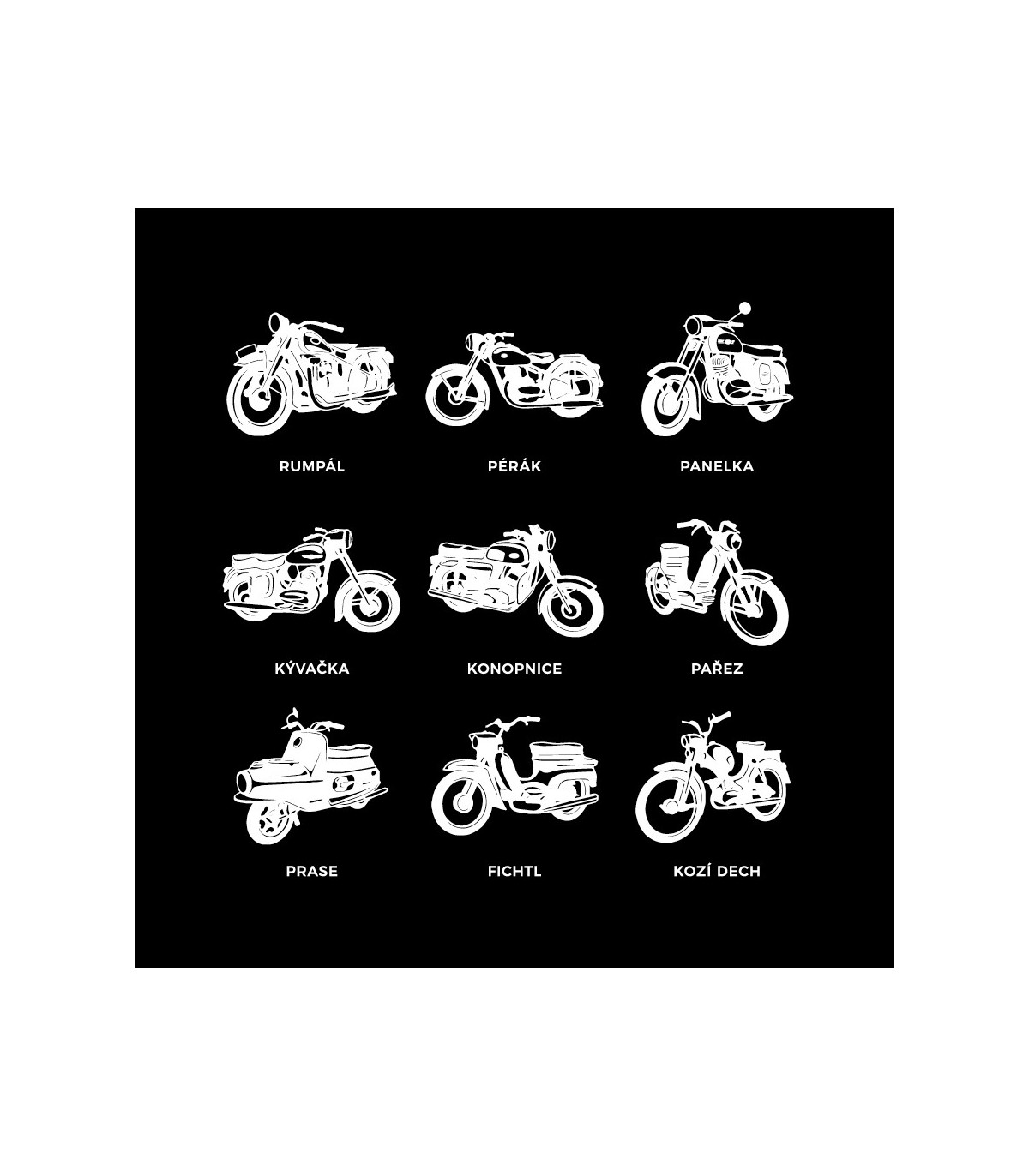 Tričko Nezapomenutelné motorky