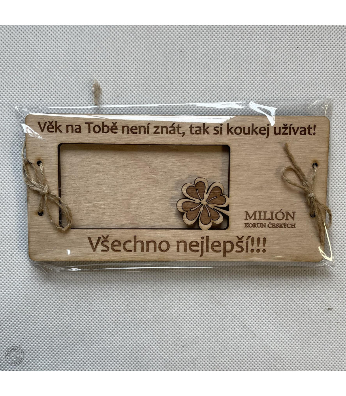 Přání k narozeninám - milion korun