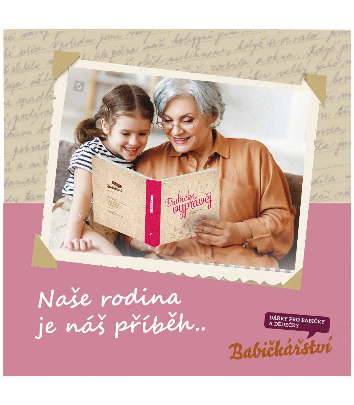 Babičko, vyprávěj, kniha pro uchování vzpomínek
