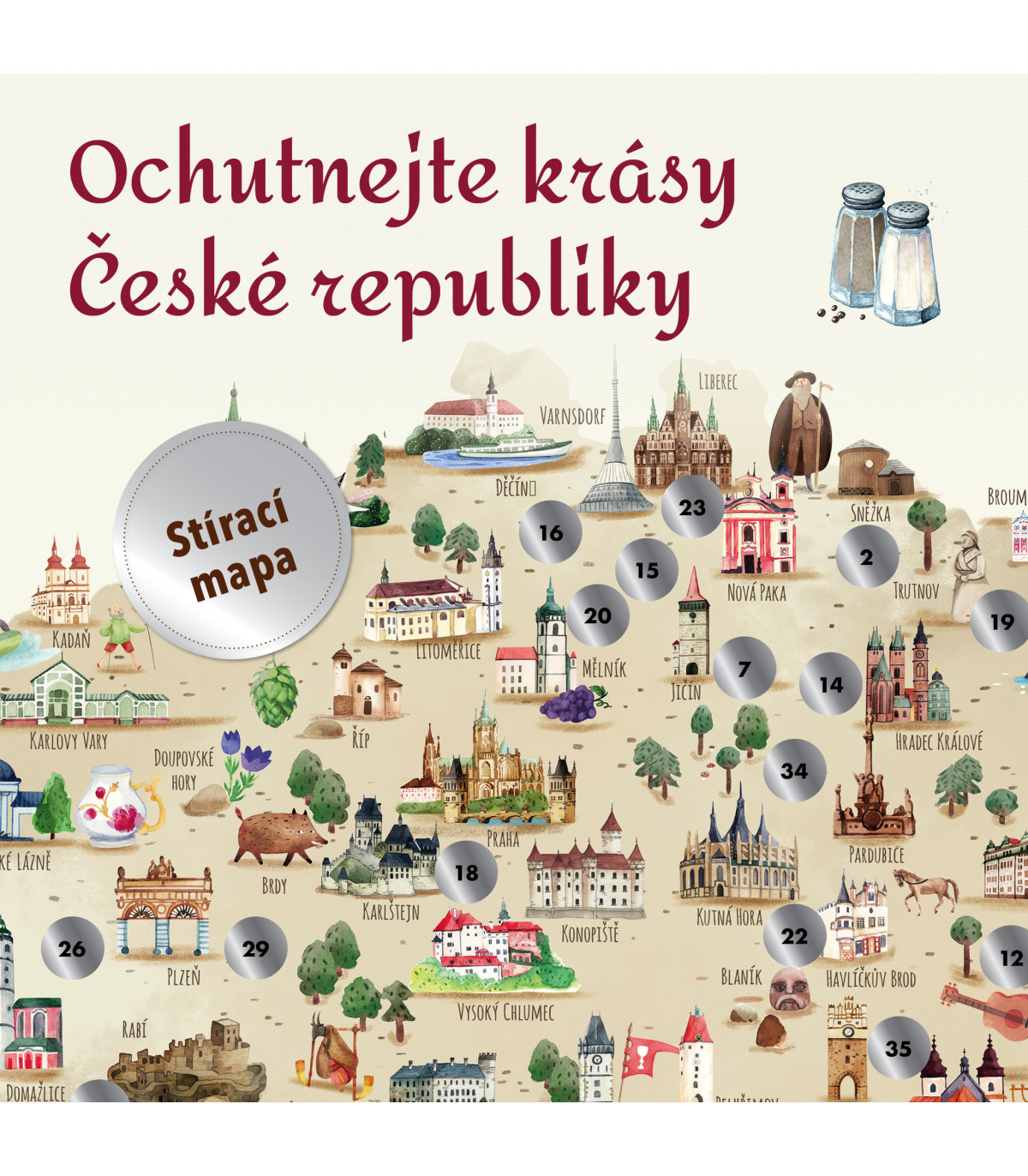 Stírací mapa regionálních delikates