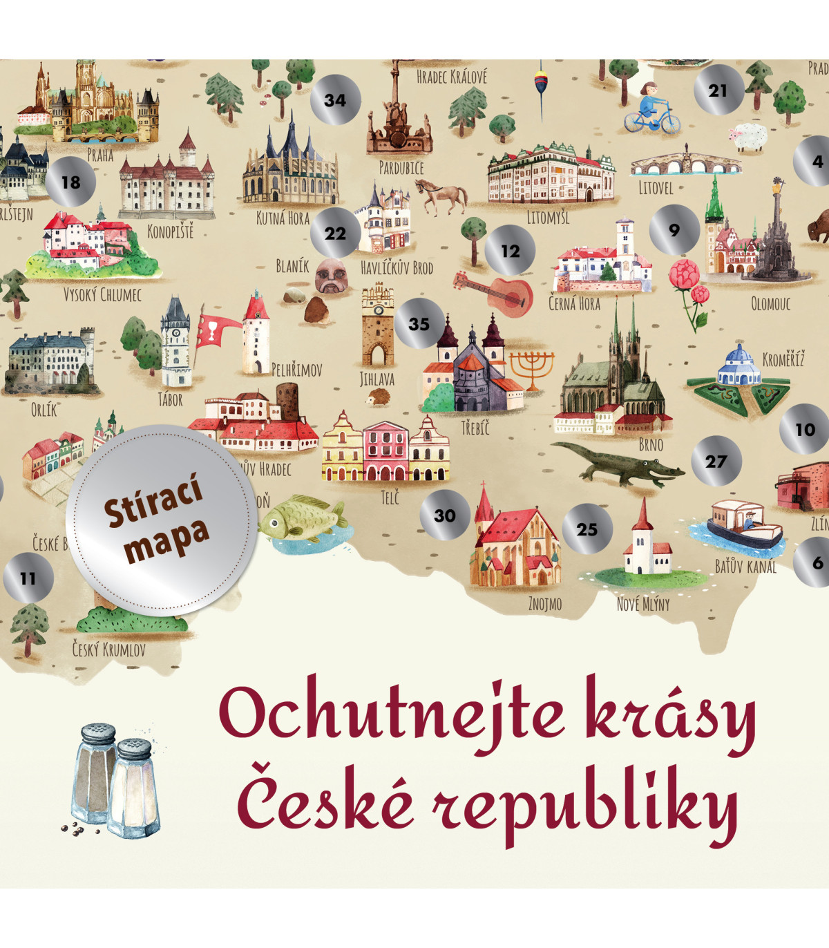 Stírací mapa regionálních delikates