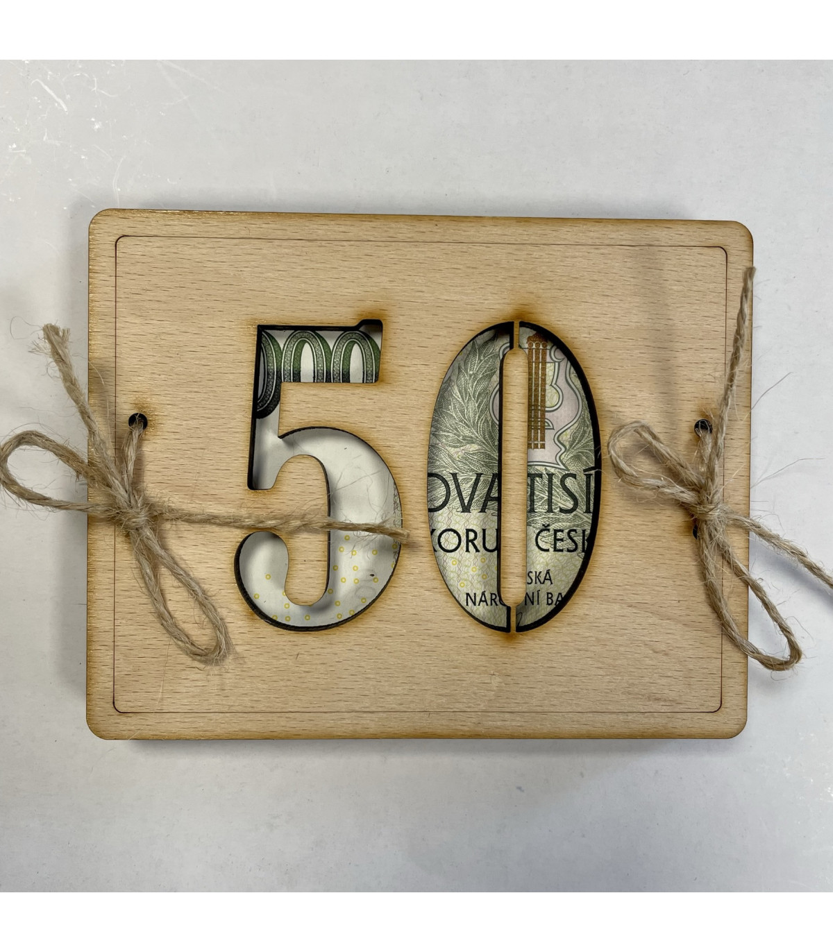 Dřevěné přání - 50
