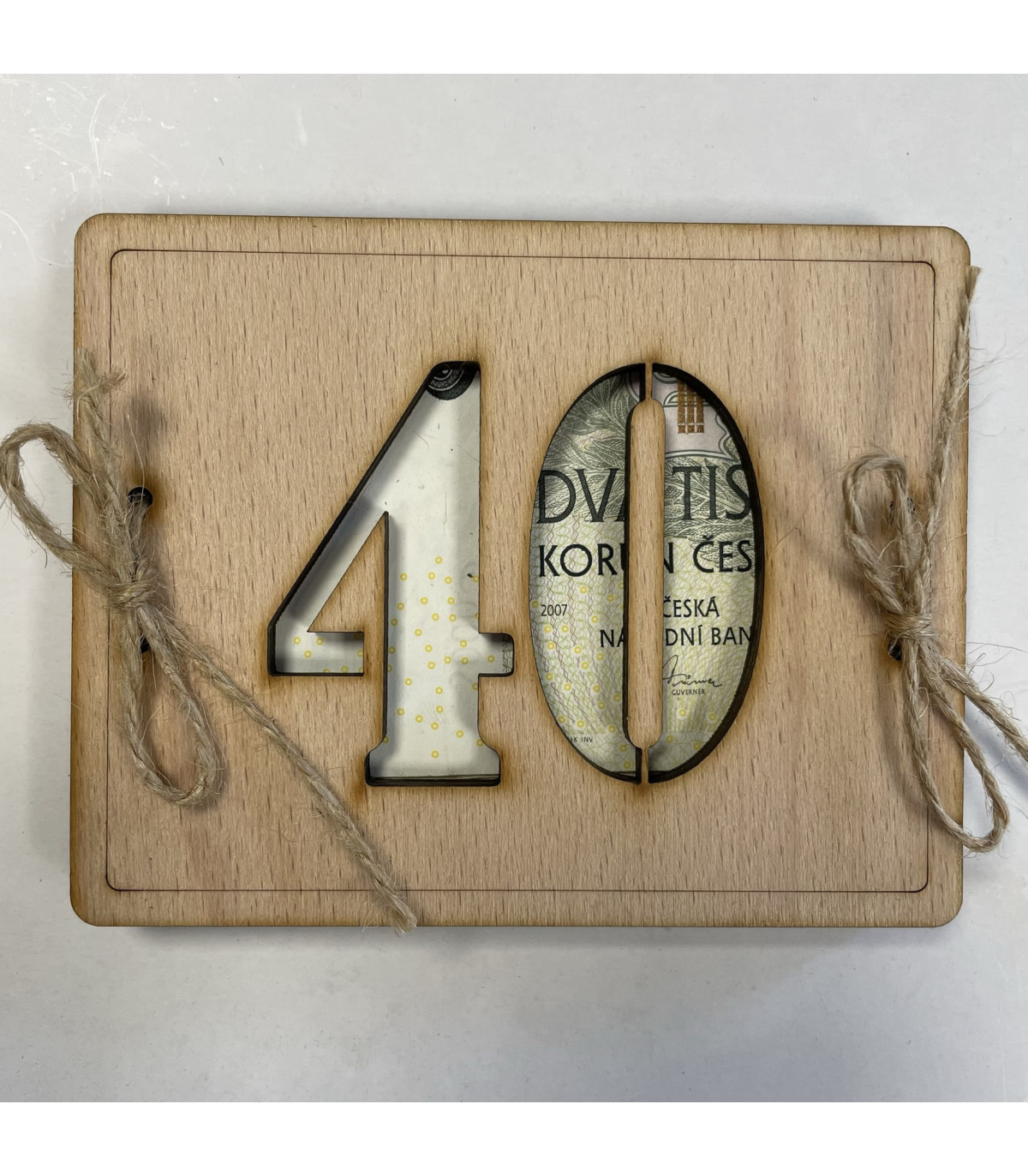 Dřevěné přání - 40