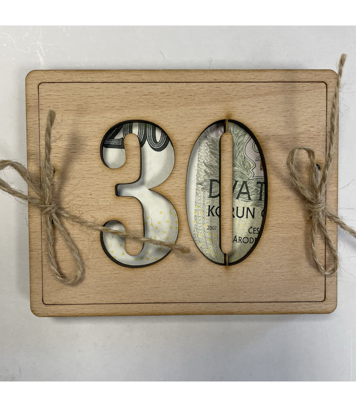 Dřevěné přání - 30