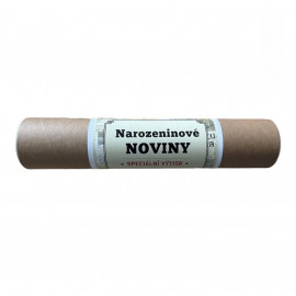 Narozeninové noviny 1978 s vlastním textem