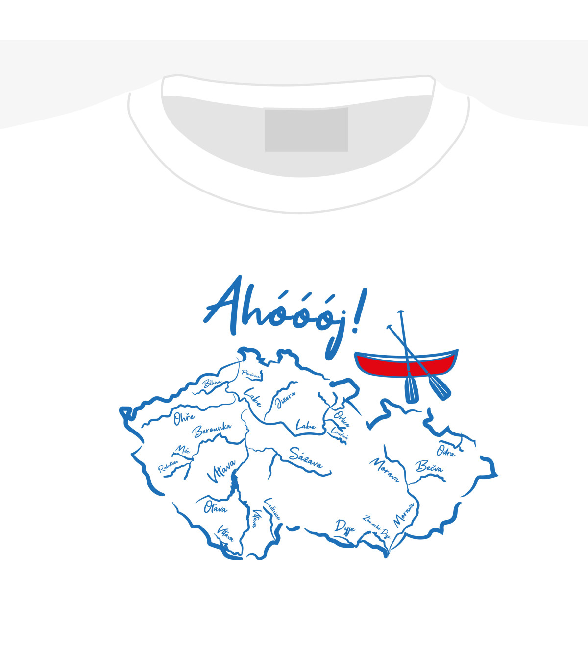 Vodácké tričko Ahoooj!