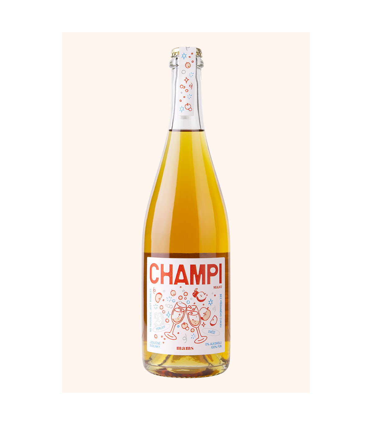 CHAMPI – jablečný šampus bez alkoholu, originální dárek