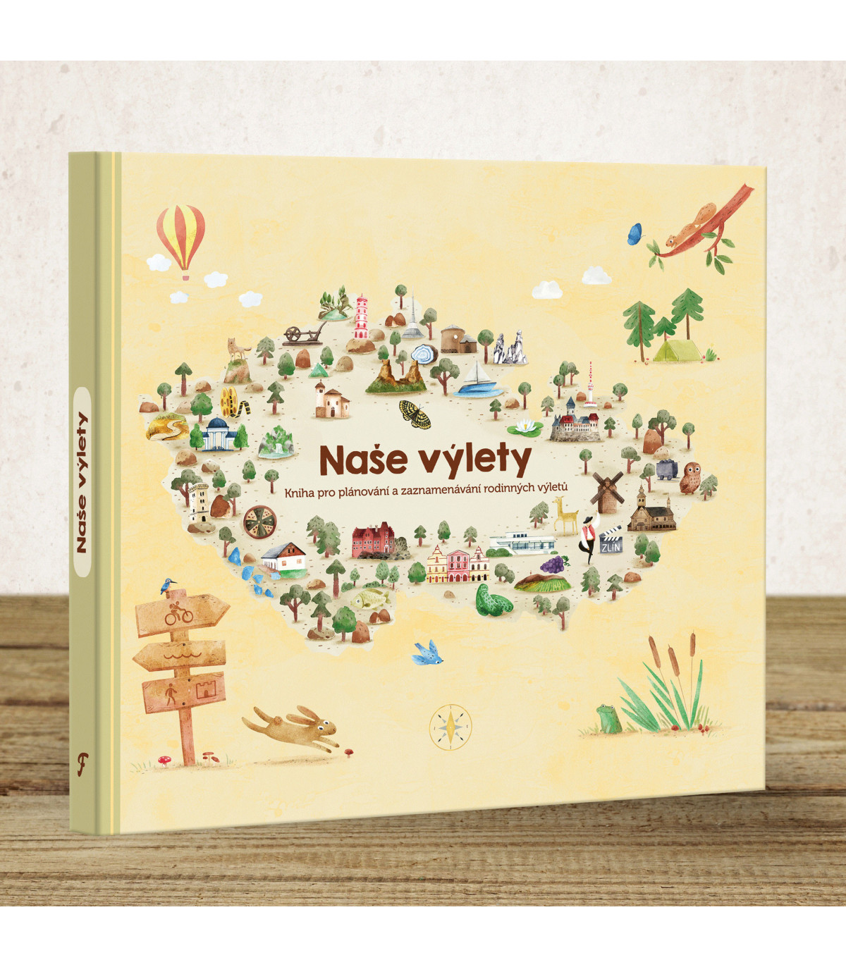 Naše výlety - Kniha pro plánování a zaznamenávání rodinných výletů