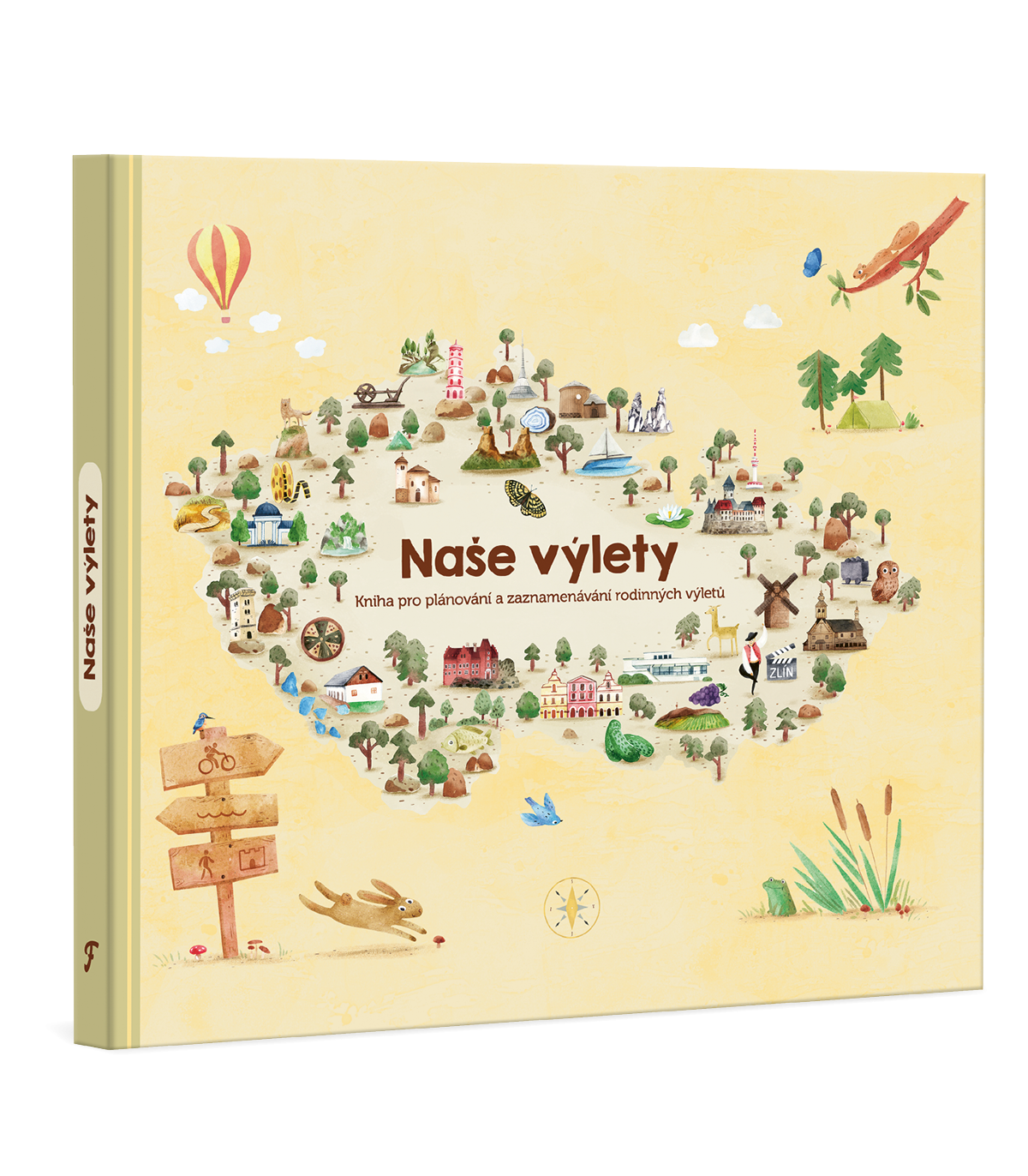 Naše výlety - Kniha pro plánování a zaznamenávání rodinných výletů