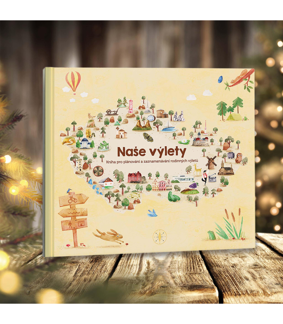 Naše výlety - Kniha pro plánování a zaznamenávání rodinných výletů