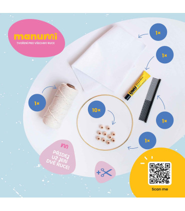 Macramé startovací sada – lapač snů | Kreativní sada pro ženy