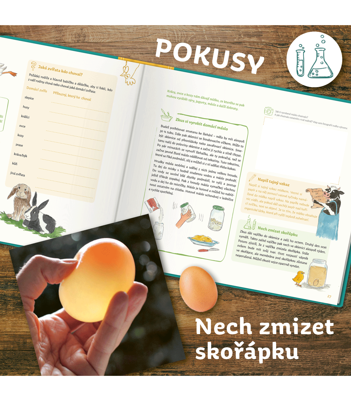 Můj atlas zvířat a rostlin - Kniha, kterou si děti dotváří samy