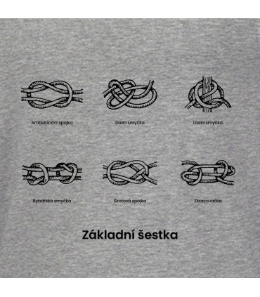 Dětské tričko Základní šestka uzlů