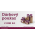Dárkový poukaz 2 000 Kč