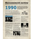 Narozeninové noviny 1990| Originální dárky s věnováním