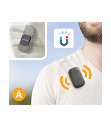 Bluetooth reproduktor/handsfree s magnetem nebo klipem