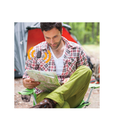 Bluetooth reproduktor/handsfree s magnetem nebo klipem