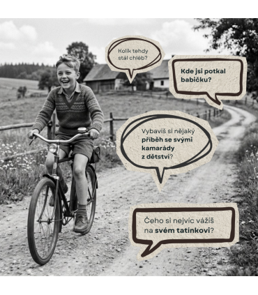 Dědečku, vyprávěj, kniha pro uchování vzpomínek | Originální dárek pro dědečka