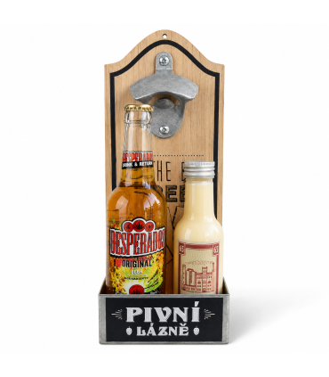 Pivní dárkový set s otvírákem