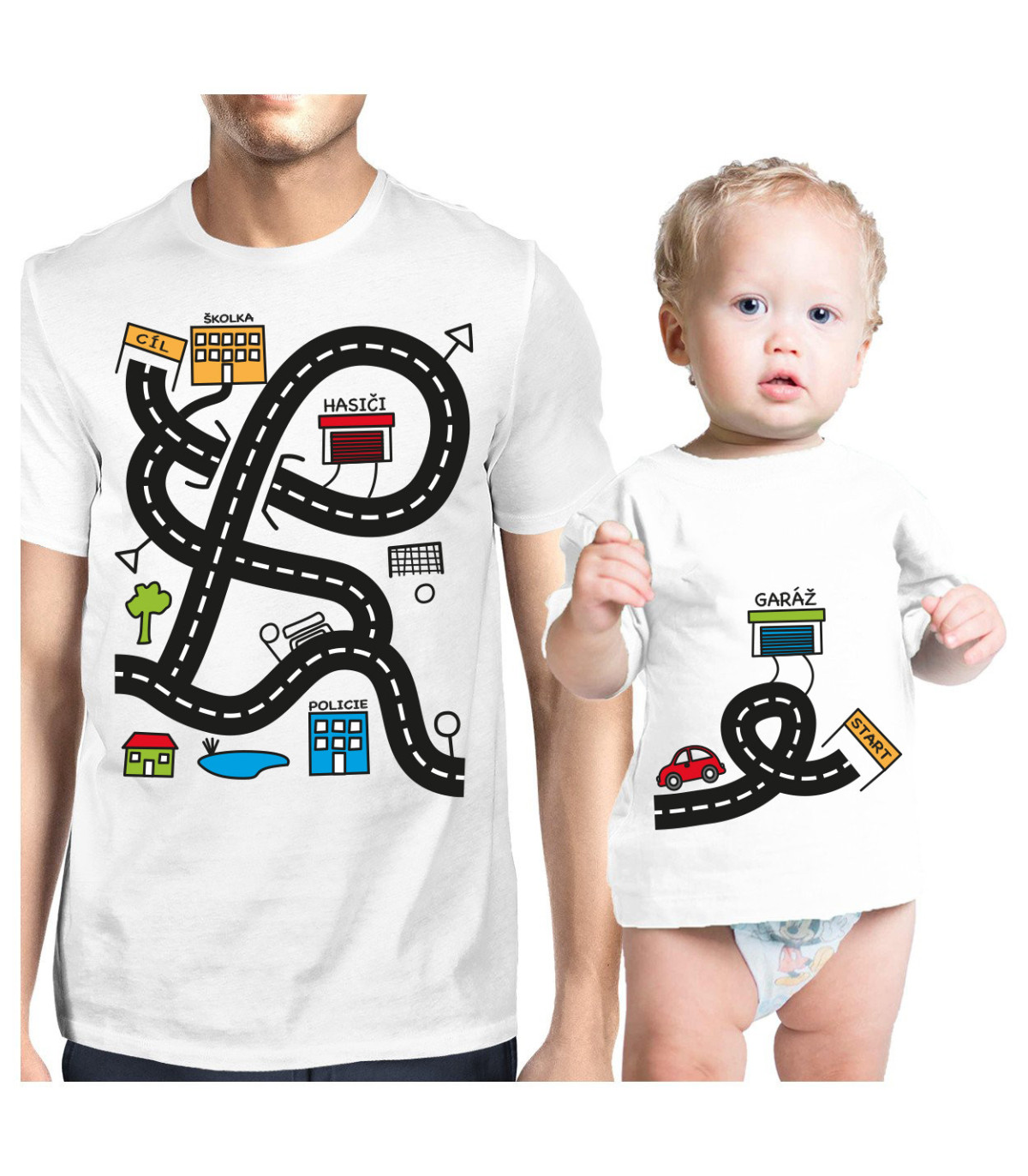 Tričko pro malé závodníky, autodráha